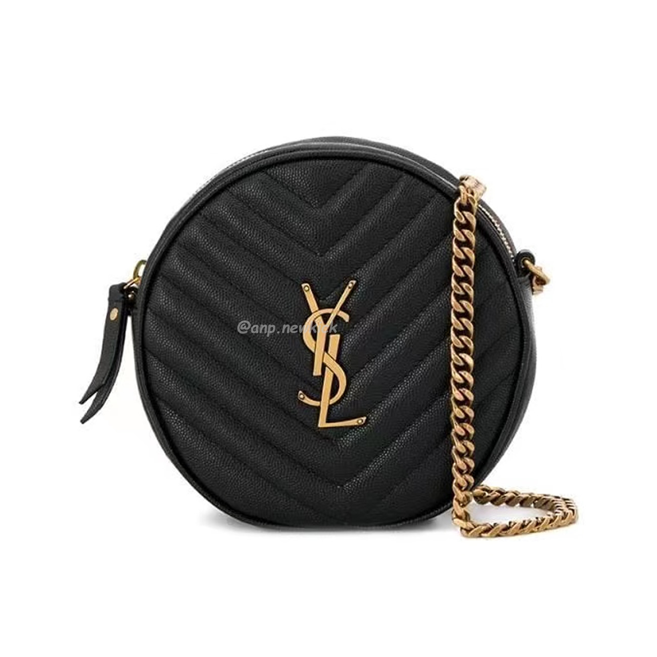 Saint Laurent Circular Quilted Crossbody Bag (13) - newkick.vip